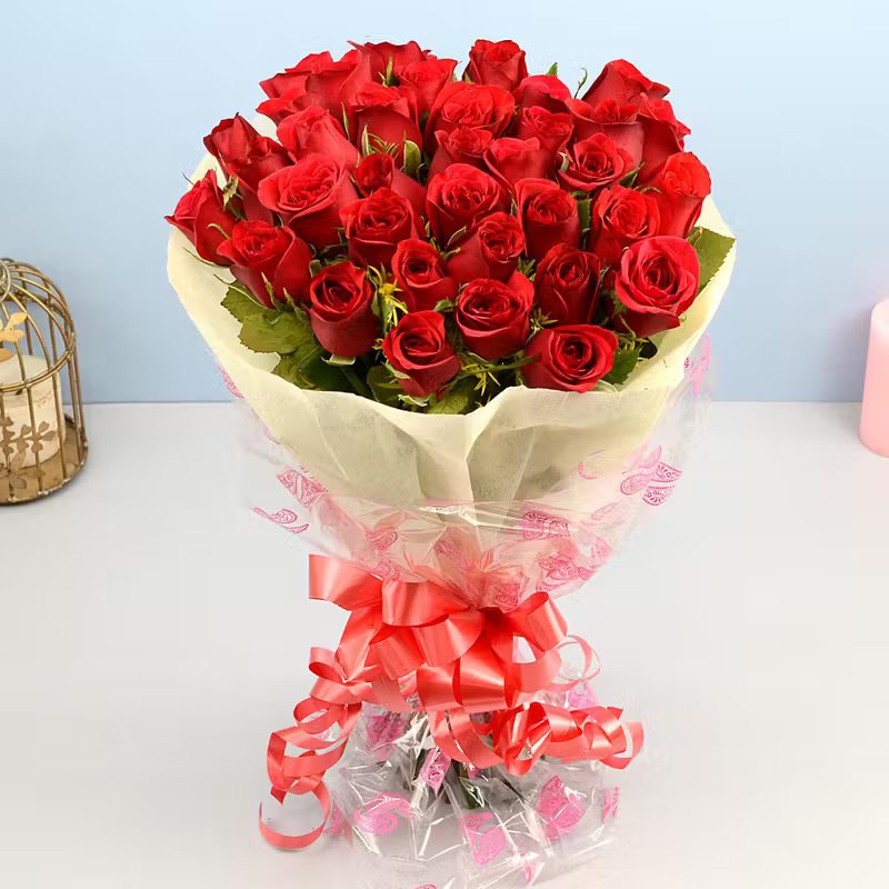 Red Roses Bunch - 36 Pcs