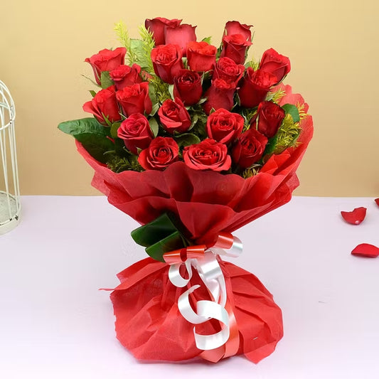 20 Red Roses Bunch
