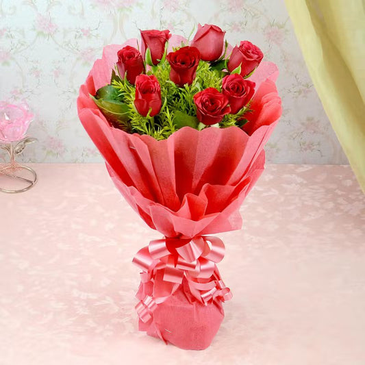 Classic Red Rose Bunch