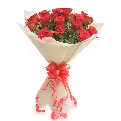 18 Red Rose Bunch