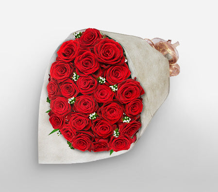 12 Red Rose Bunch